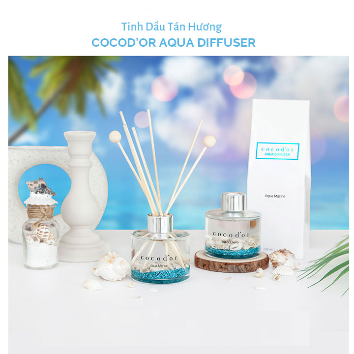 Tinh dầu tán hương COCOD’OR REED DIFFUSER AQUA 120ml