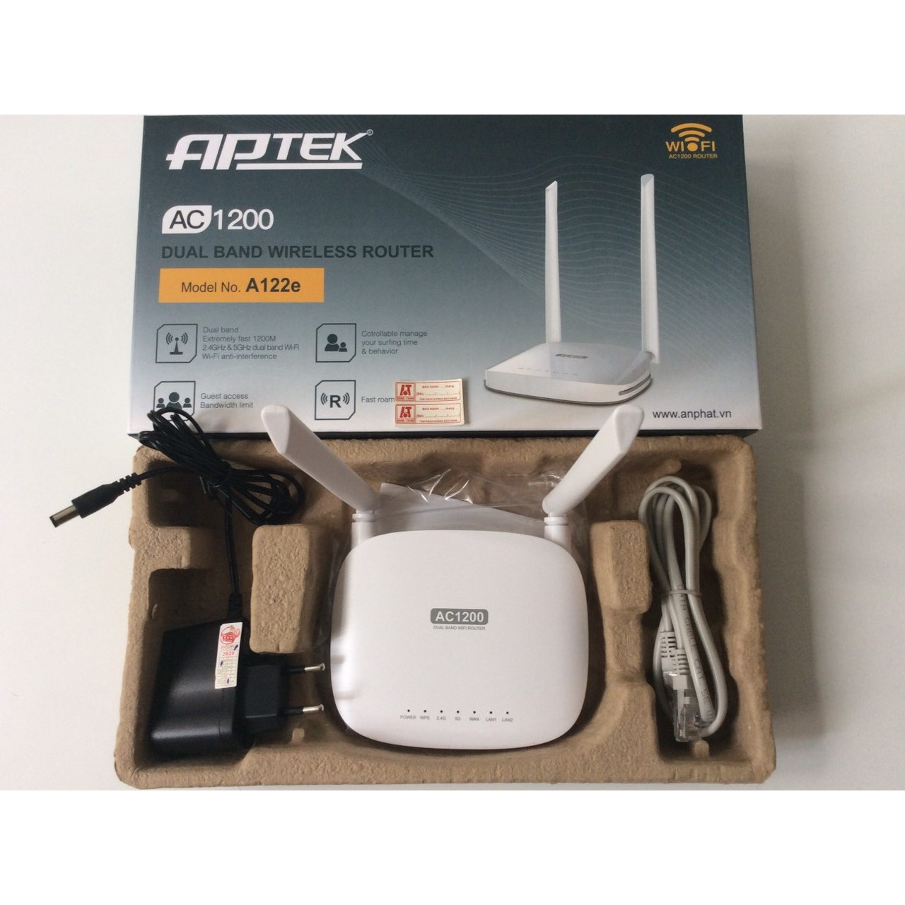 Wireless Router APTEK A122e - Hàng Chính Hãng