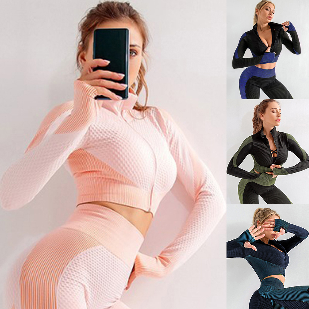 Áo khoác mỏng Đơn giản Tay dài Có găng tay Tập thể dục