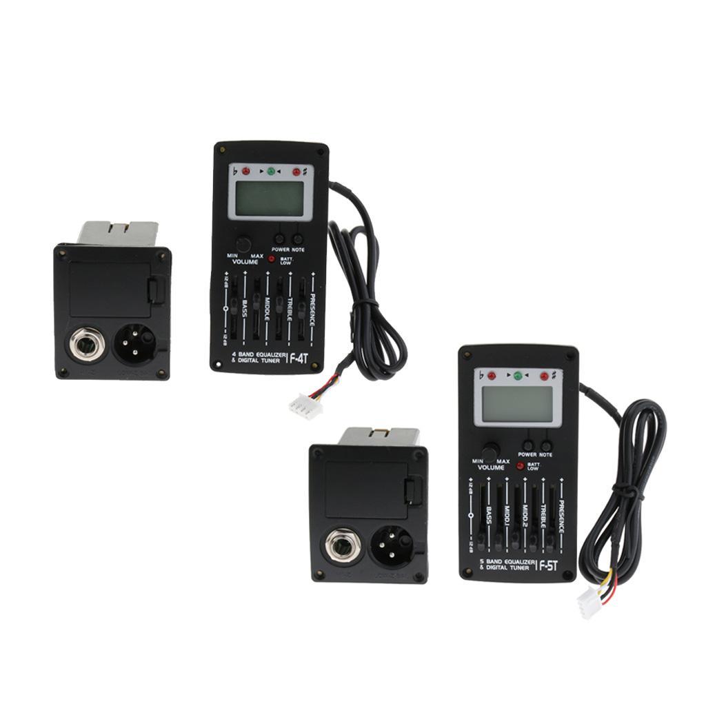 Acoustic Guitar EQ Preamp Pickup with Volume Control for Guitar Parts