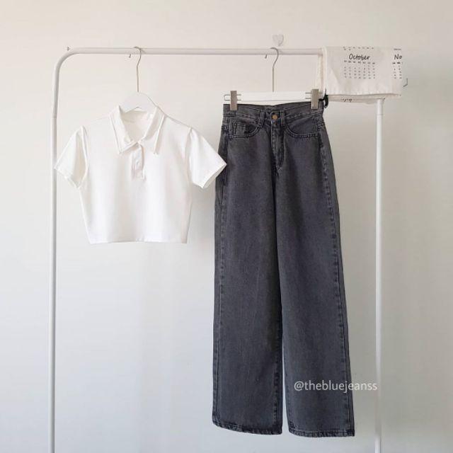 Quần Jeans Ống Rộng Mã JD02