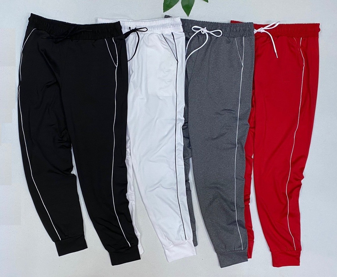 Quần Dài Jogger Nữ Thể Thao Chất Vải Thun Lạnh Co Dãn Mềm Mịn Thoáng Mát