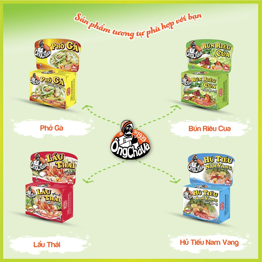 Thùng Viên Gia Vị Canh Chua 75g Ông Chà Và 144 Hộp