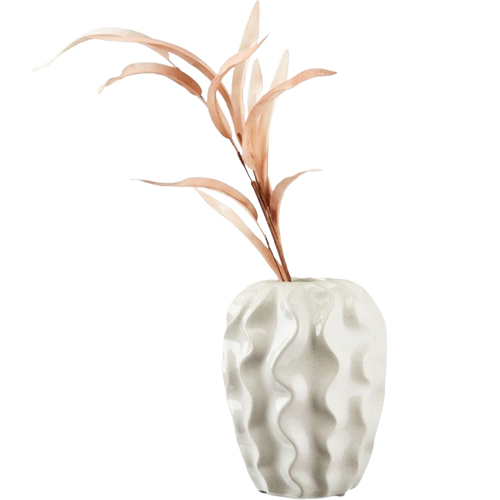 Lọ hoa | JYSK Alexander | gốm | xám | DK16xC20cm