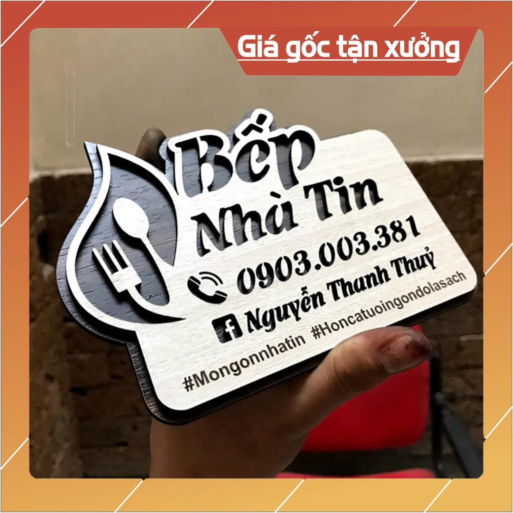 Bảng gỗ tên shop mini chúng tôi thiết kế theo yêu cầu