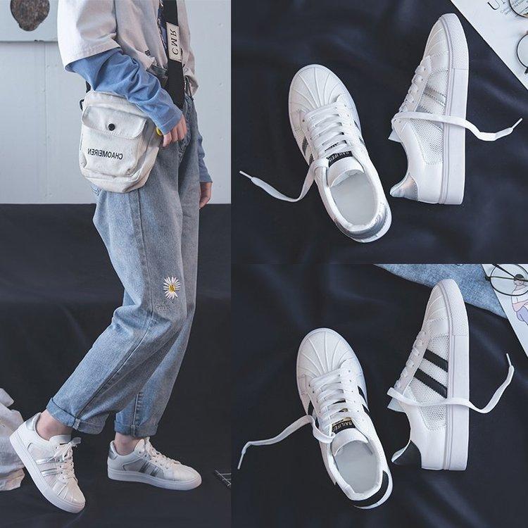 Giày Nữ Đế Bằng Mũi Tròn Phong Cách Hàn Quốc