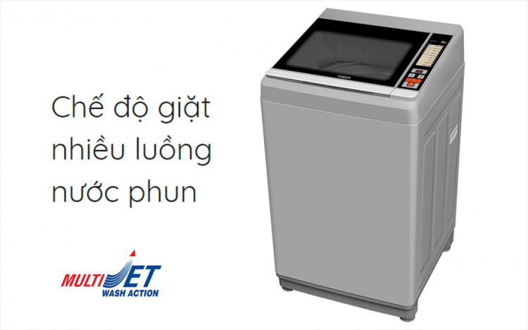 Máy giặt AQUA AQW-S90CT H2 Chế độ giặt luồng nước phun