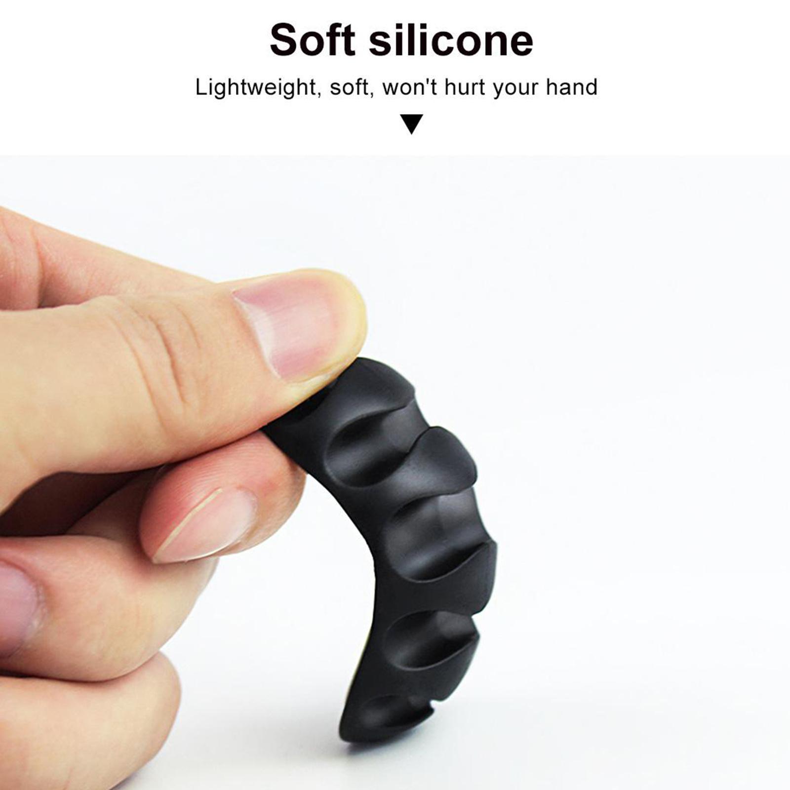 10PCS Cable Clip Winder Organizer Holder Clips Cord Management Black