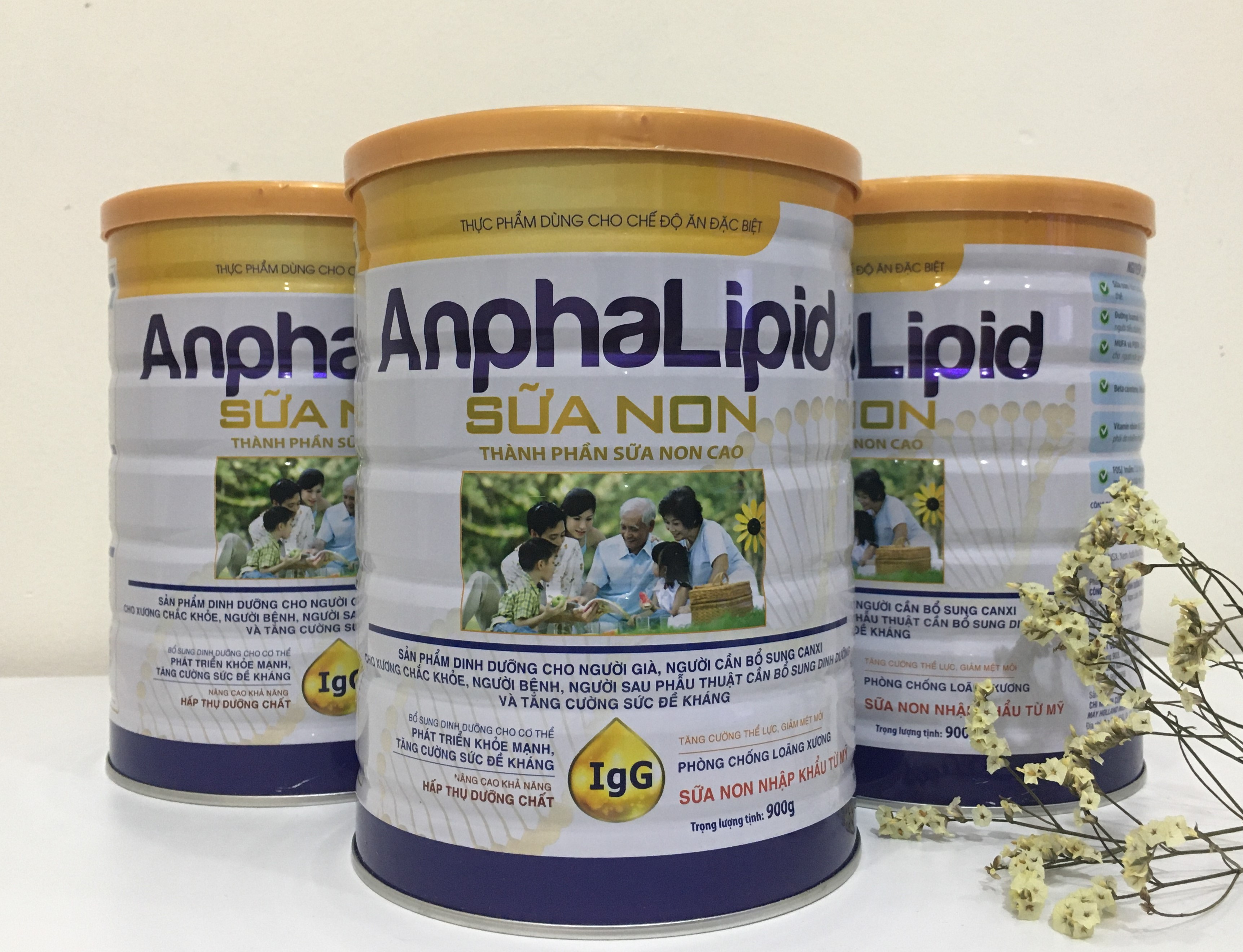 Anphalipid Sữa Non Halan Milk 400gr - Tăng sức đề kháng, chống loãng xương, giảm mệt mỏi