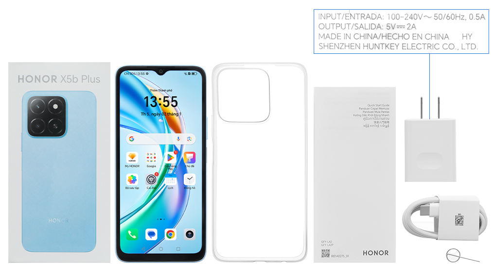 Điện thoại HONOR X5b Plus 4GB/128GB - Hàng chính hãng