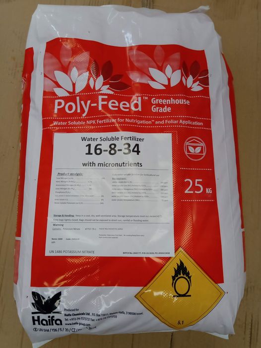 Phân bón HAIFA Poly-feed 16-8-34- chính hãng SIÊU VÔ GẠO-CHẮC HẠT, NẶNG KÝ, TRỔ ĐỒNG LOẠT chuyên dùng lúa xuất khẩu