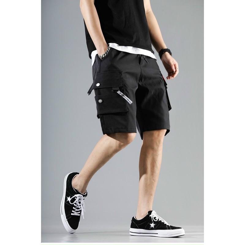 Quần short hộp dây chữ