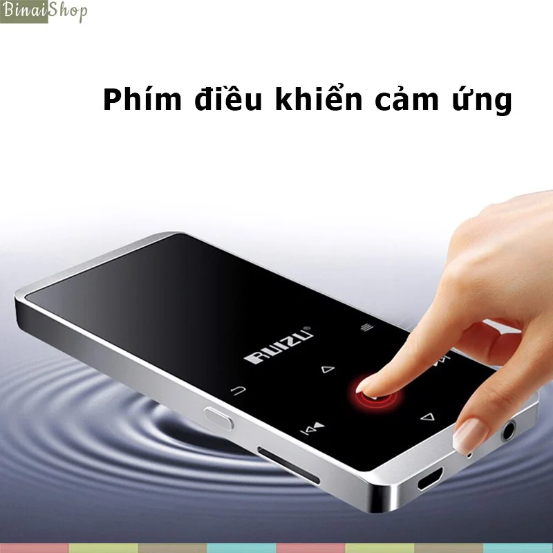 Máy Nghe Nhạc Lossless Bluetooth Ruizu D02 4GB - Hàng Chính Hãng