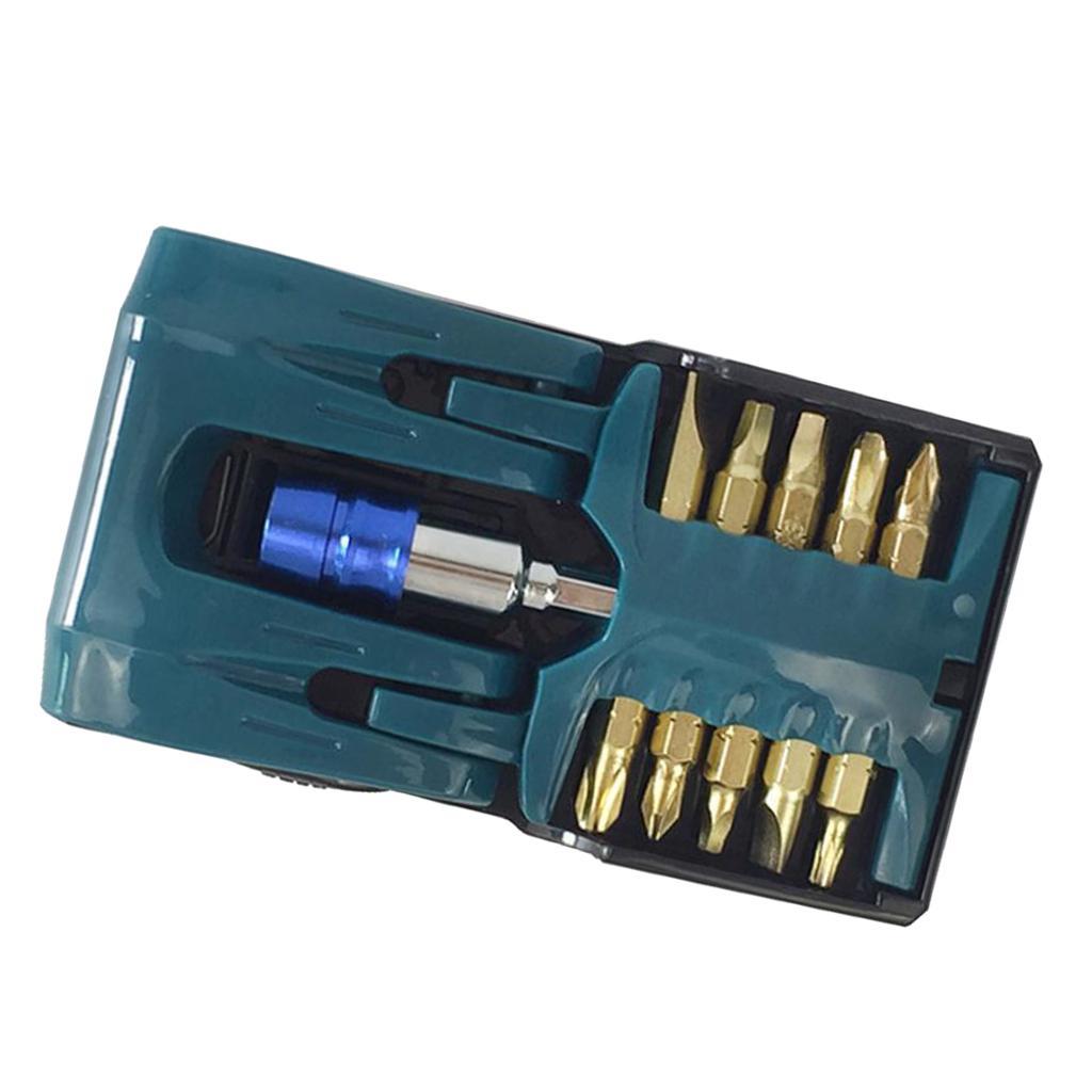 10pcs Hex Shank Security Bit with Extension Bit Precision Screwdriver Set