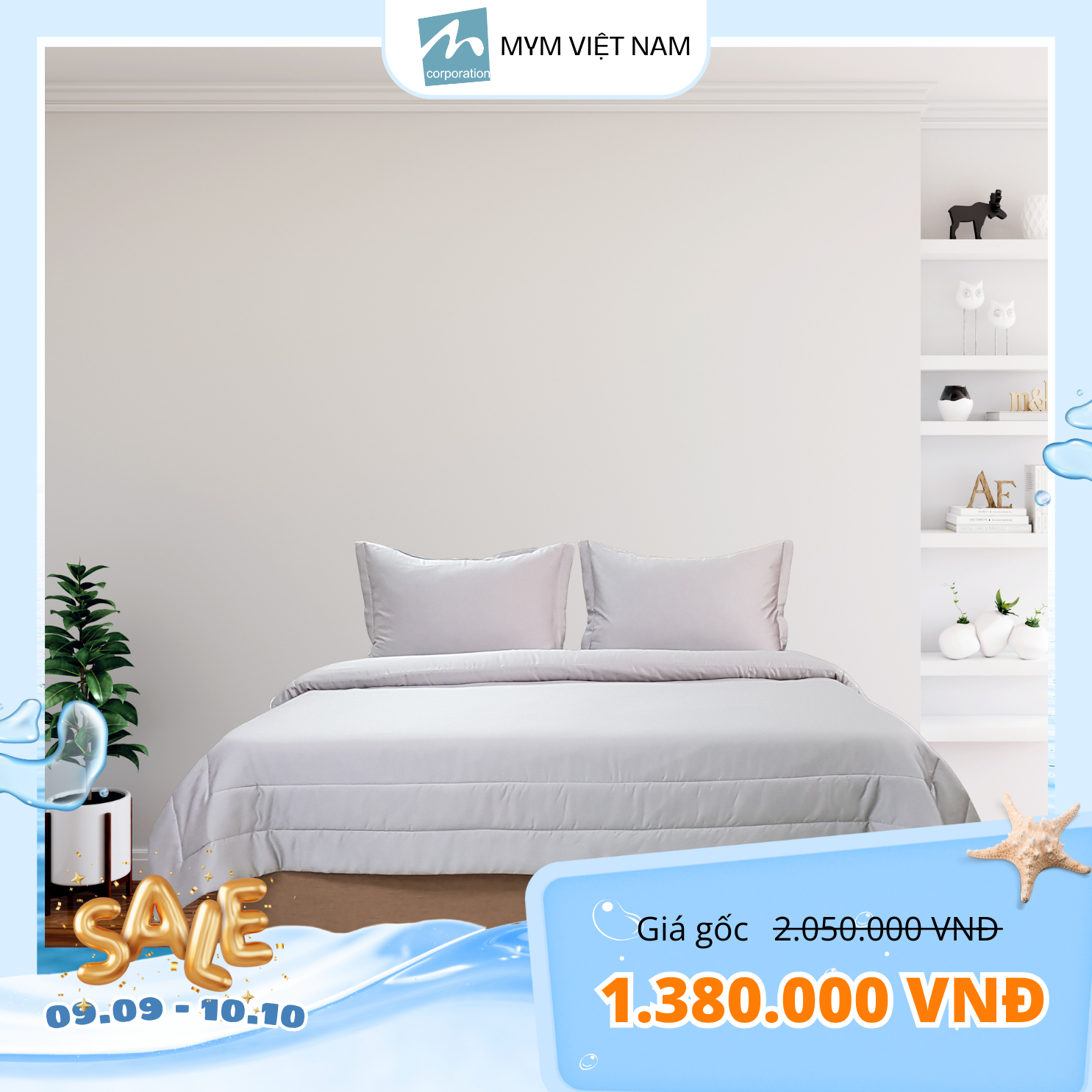 Chăn Chần Gòn Lụa Tencel Cao Cấp Size Từ 1m8x2m Đến 2mx2m2 MYM Màu Trơn Bốn Mùa Thoáng Mát
