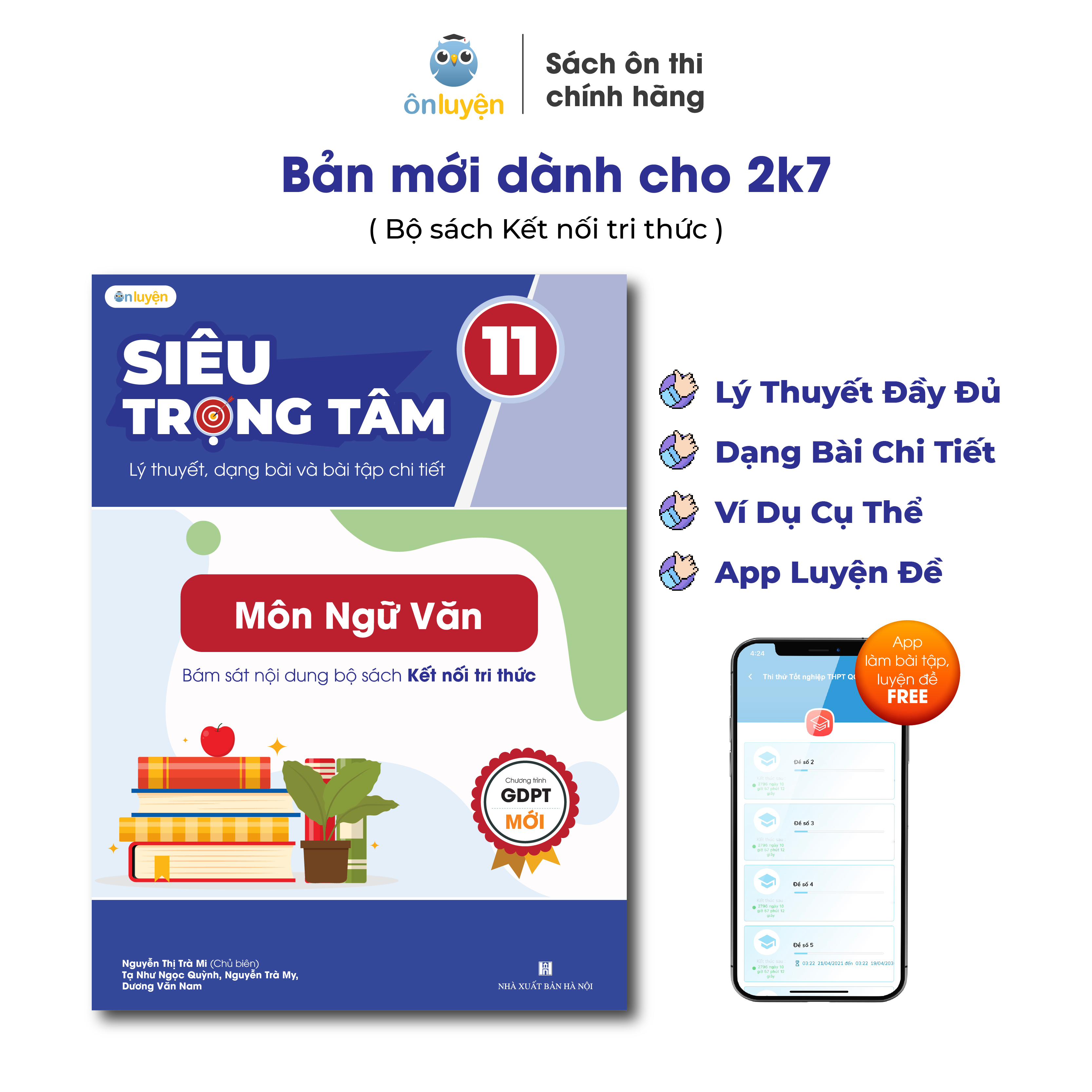 Văn Lớp 11 - Sách Siêu trọng tâm môn Ngữ Văn lớp 11 chương trình mới - Nhà Sách Ôn Luyện