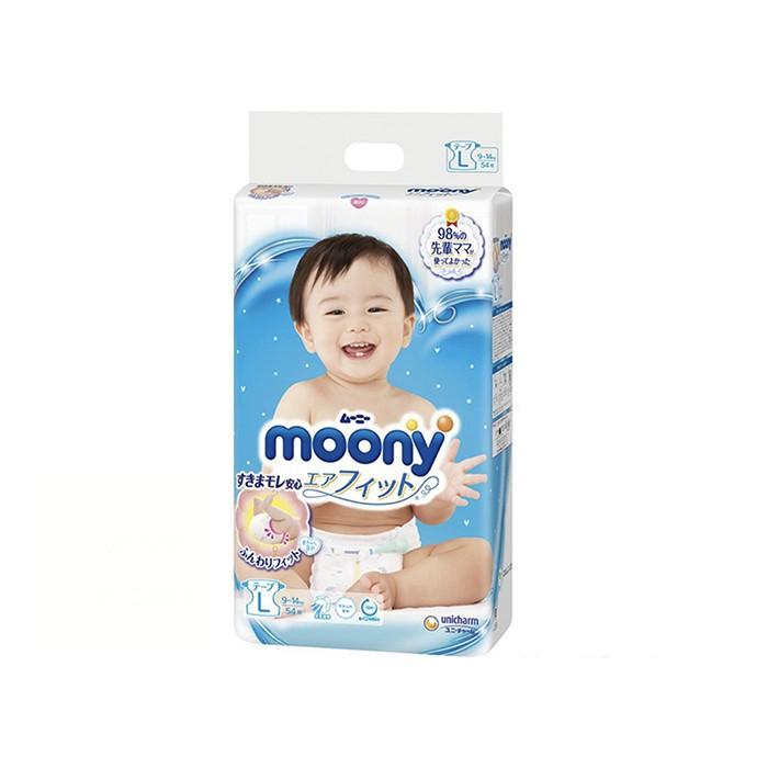 Bỉm dán Moony L54 (9-14kg)