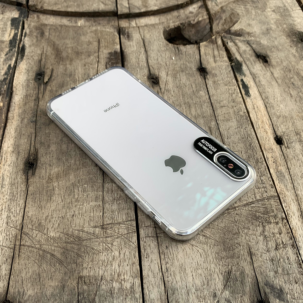 Ốp lưng bảo vệ camera dành cho iPhone X / iPhone XS - Màu đen