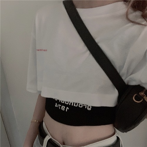 Áo croptop 1974 nữ sexi, Chất liệu cotton mềm mịn, loại ngắn kết hợp 2 trong 1, họa tiết bắt mắt thời trang, form free size, màu sắc đơn giản, hàng đẹp