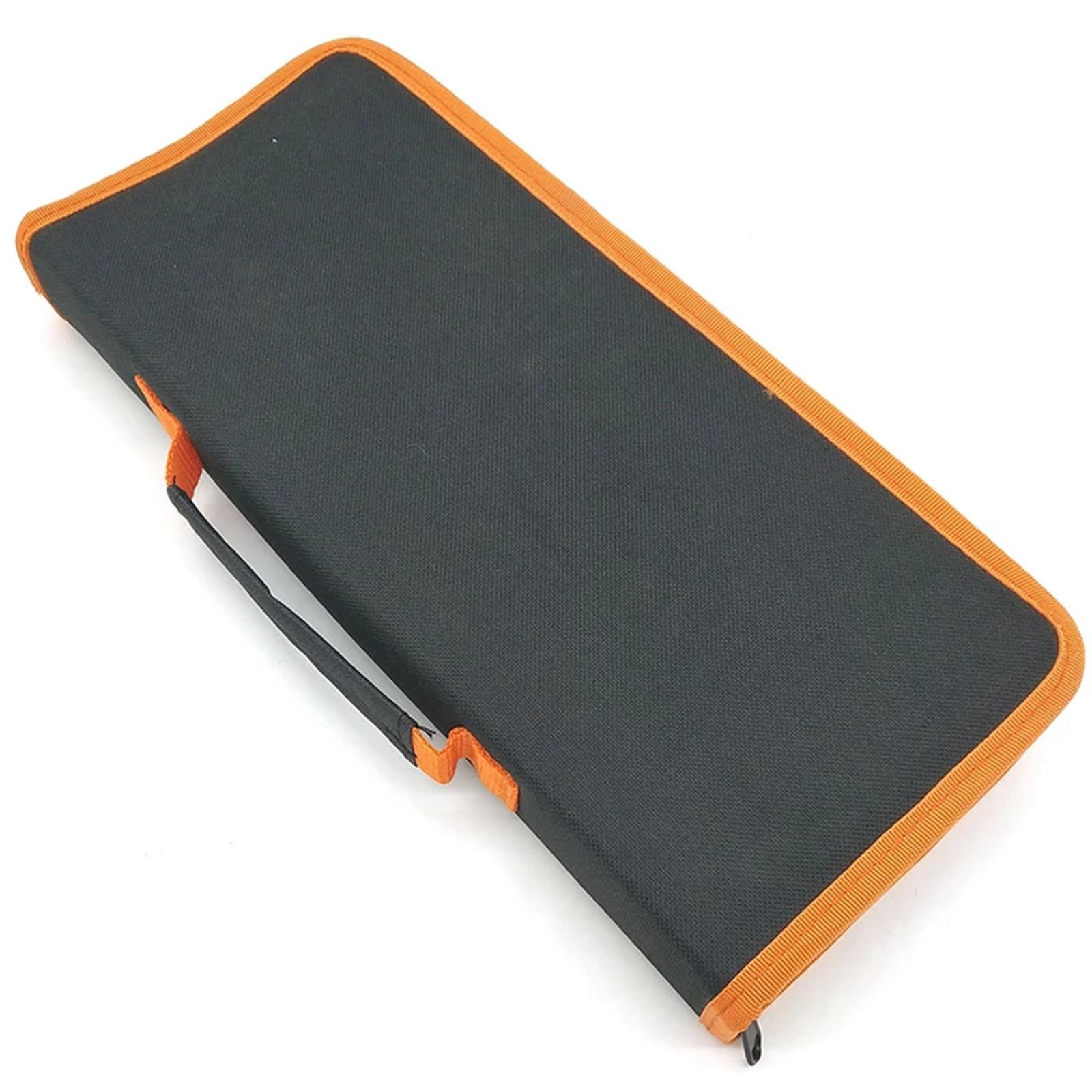 19Pcs Forged Alloy Steel File Set with Carry Case, Precision Flat/Triangle/Half-round/Round Large File and 14x Needle Files, Soft Handle, Shaping Tool