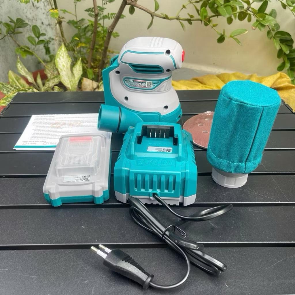 MÁY CHÀ NHÁM TRÒN KHÔNG CHỔI THAN DÙNG PIN 20V (KHÔNG KÈM PIN &amp; SẠC) TOTAL TROSLI2002 - HÀNG CHÍNH HÃNG