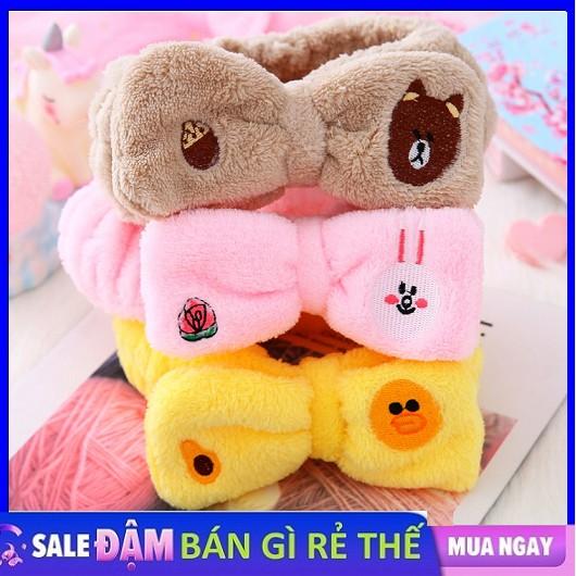 Băng đô hoạt hình kakao talk line friends gấu thỏ siêu cute dễ thương
