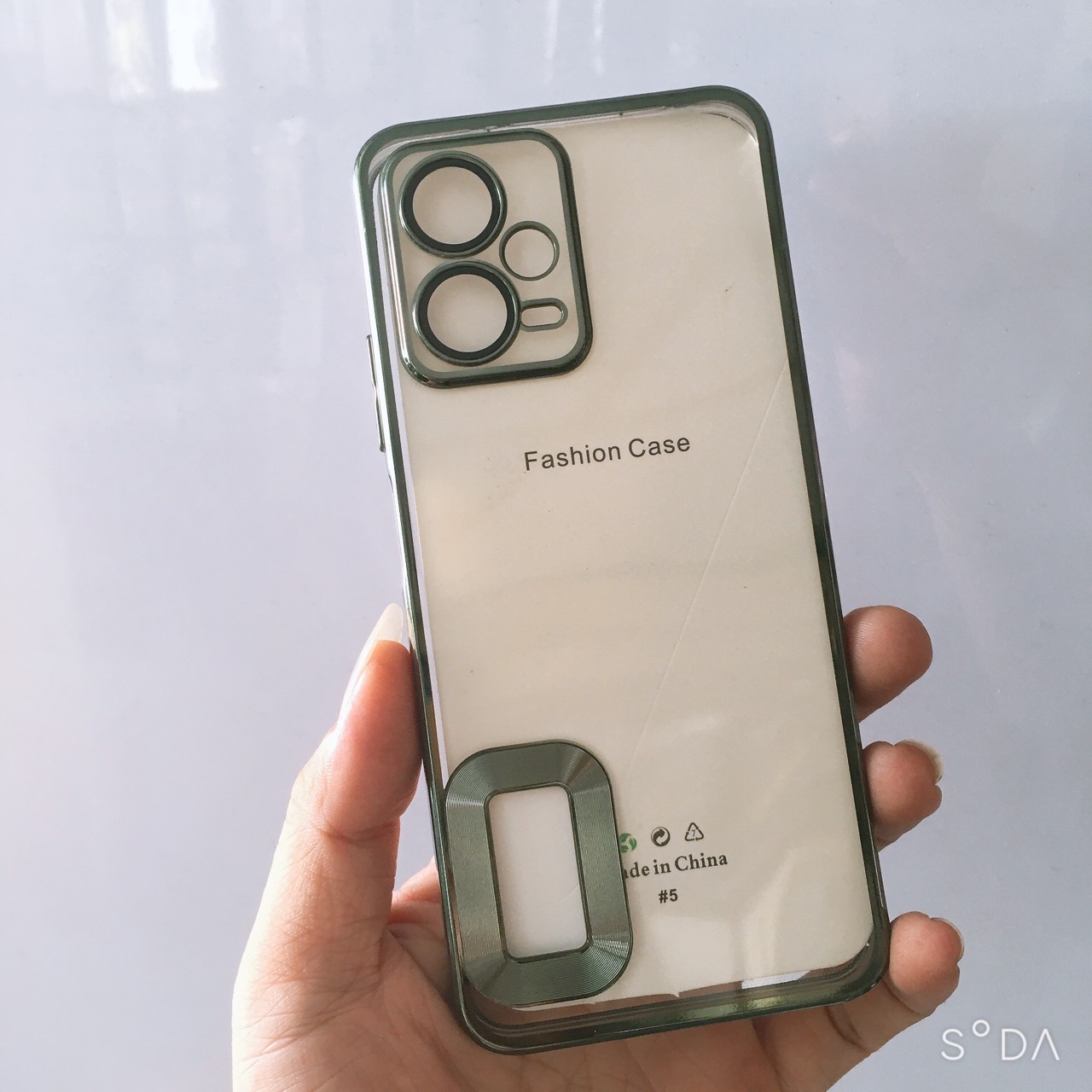 Ốp lưng cho Xiaomi Redmi Note 12 4g/5g/ 12Pro 5g/ 12C TPU trong viền màu cạnh vuông bảo vệ camera