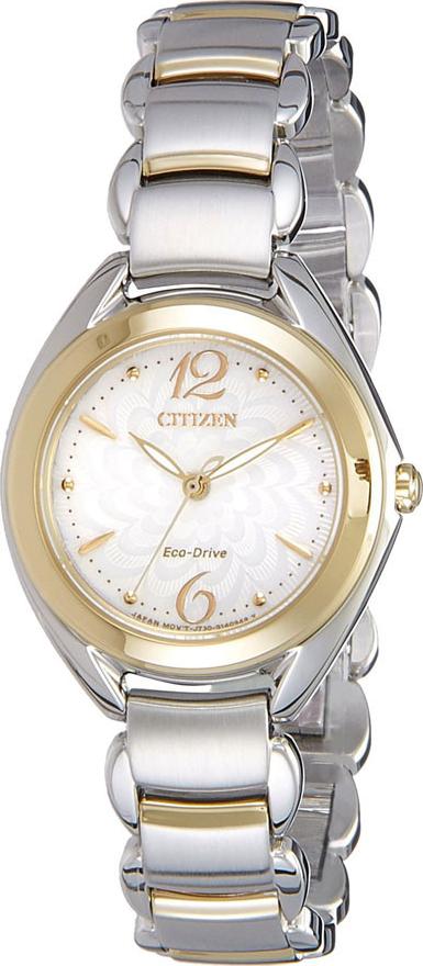 Đồng Hồ Citizen Nữ Dây Kim Loại Máy Eco-Drive FE2074-59A - Mặt Trắng (31mm)