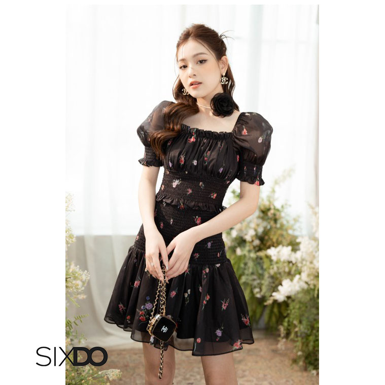Chân váy chun eo trẻ trung thời trang SIXDO