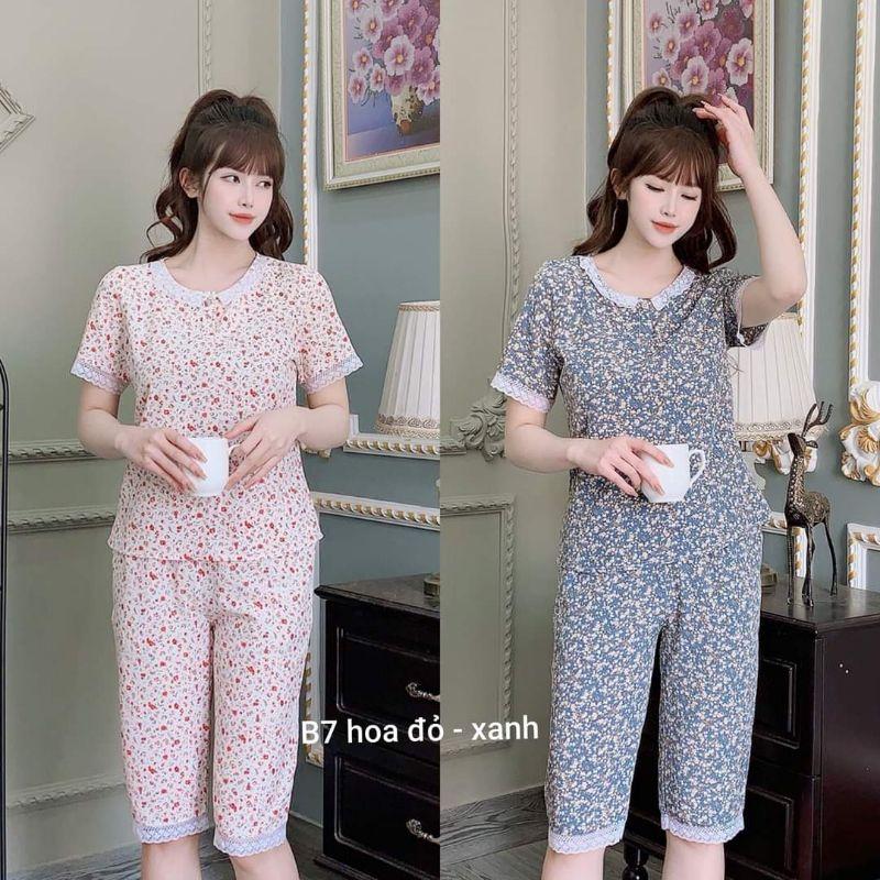 Quần áo mặc nhà viền cổ đẹp rẻ