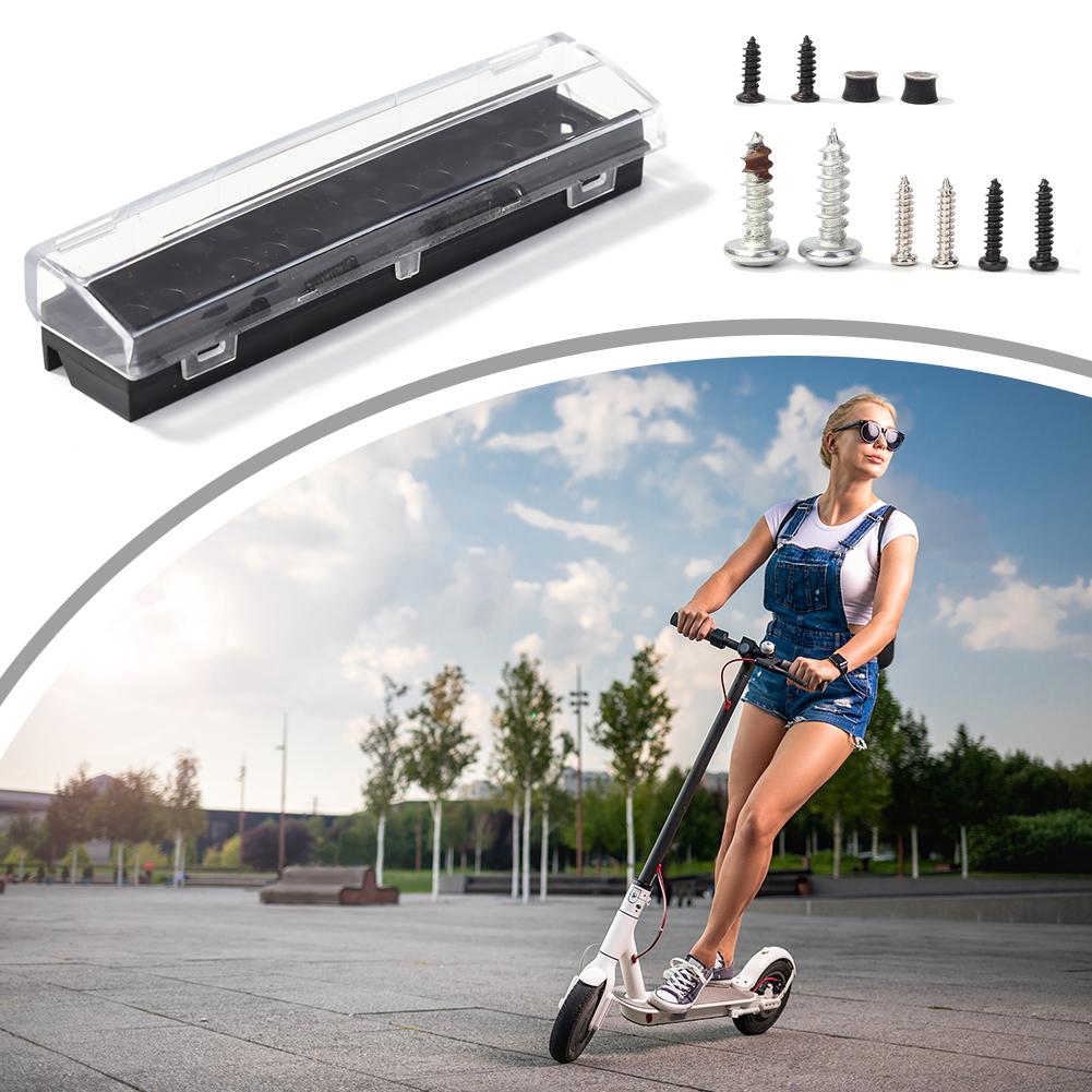 Vỏ đèn pha bằng nhựa nắp đèn phía trước cho Kugoo S1 S2 S3 Phụ kiện xe tay ga Đèn phía trước Đèn bảo vệ Color: 3pc Light Cover
