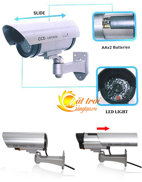 Camera thân dài mô hình dọa trộm V3