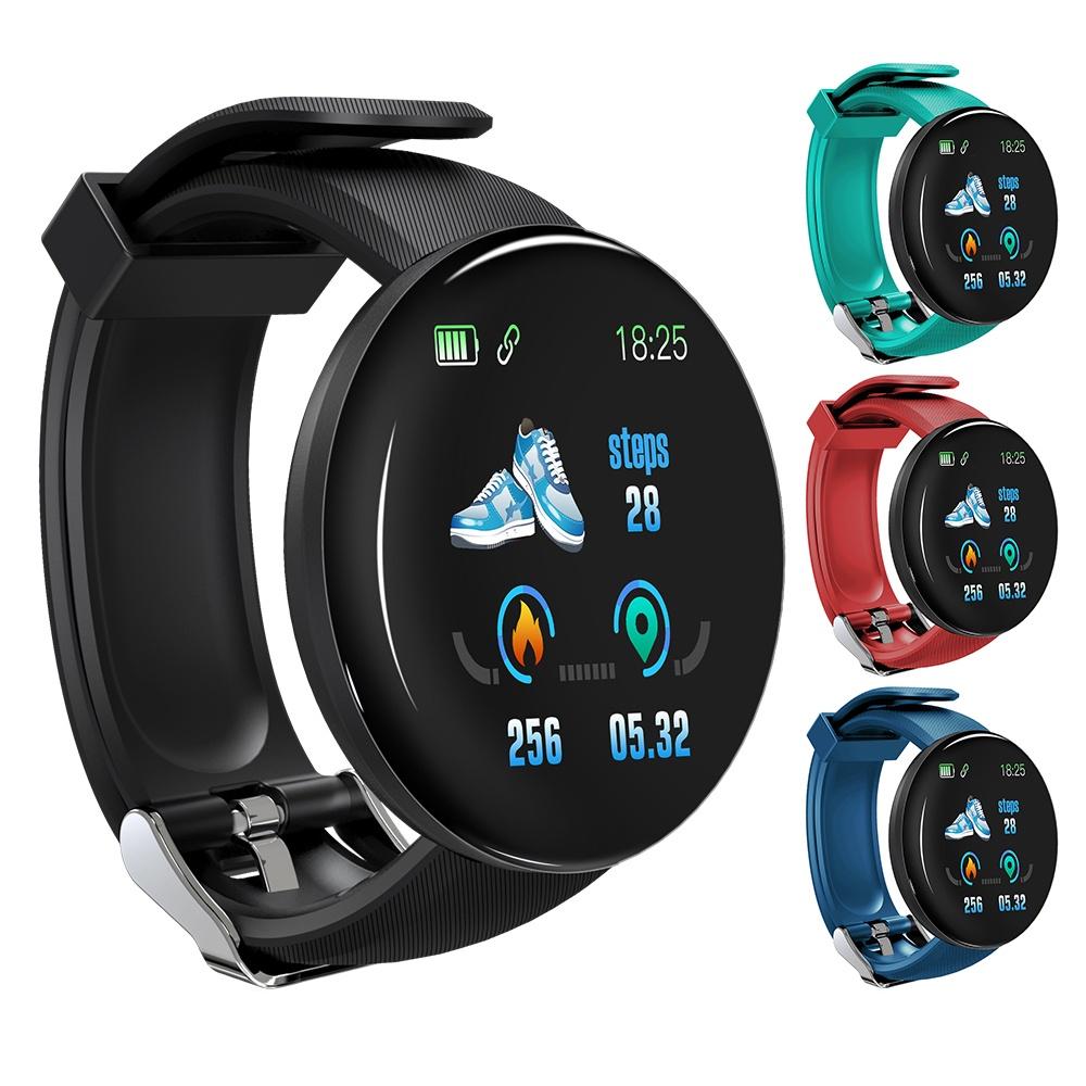 D18S Đồng Hồ Thông Minh Vòng Huyết Áp Đo Nhịp Tim Theo Dõi Sức Khỏe Đồng Hồ Thông Minh SmartWatch Android IOS Thời Trang Điện Tử Đồng Hồ ^ MK ^