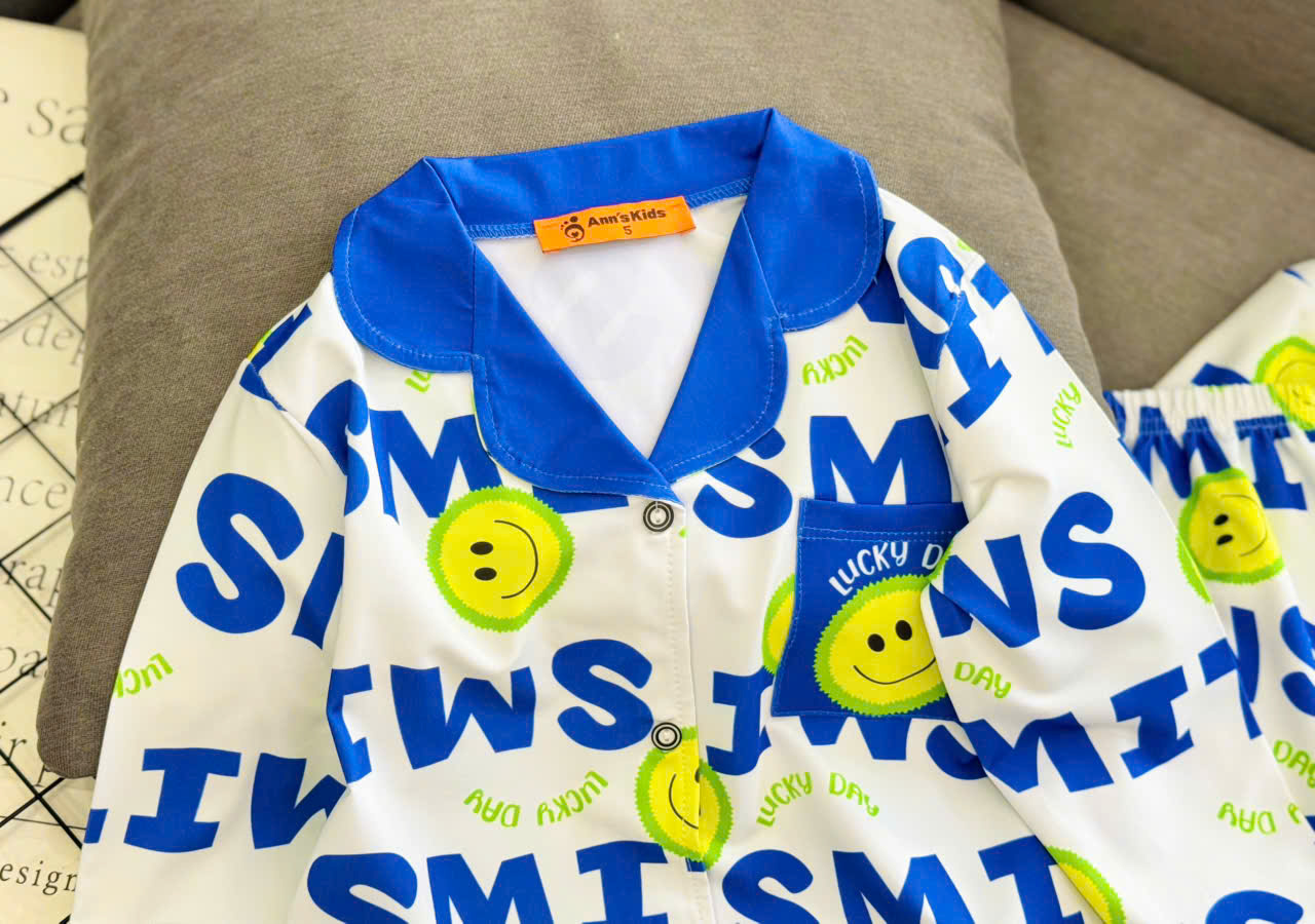 Đồ bộ bé trai, bộ ngủ dài tay pijama pizama cho bé trai size lớn 12-40KG chất thun lạnh mềm mịn mát