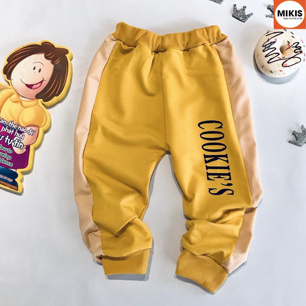 Bộ Quần Áo Nỉ Cookies cho bé