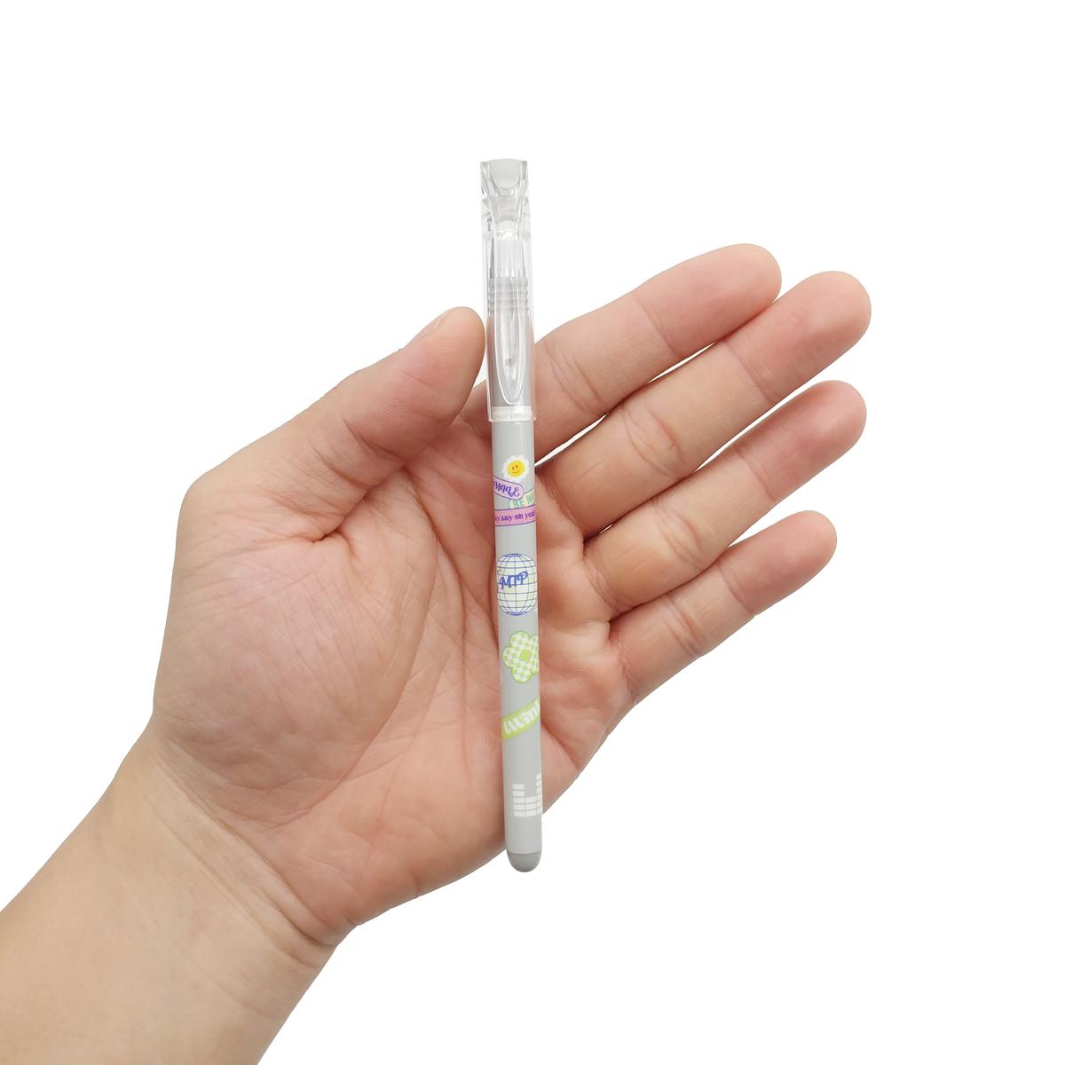 Bút Gel Deli 0.5 mm - Phiên Bản Sơn Tùng M-TP Giới Hạn - Deli G16-BL - Màu Xám - Mực Đen