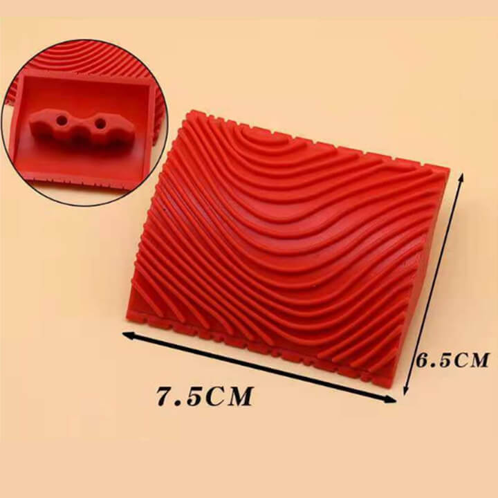 Dụng Cụ Tạo Vân Gỗ Bộ 2 Miếng Tạo Vân Gỗ Mọi Vật Liệu - DCTV
