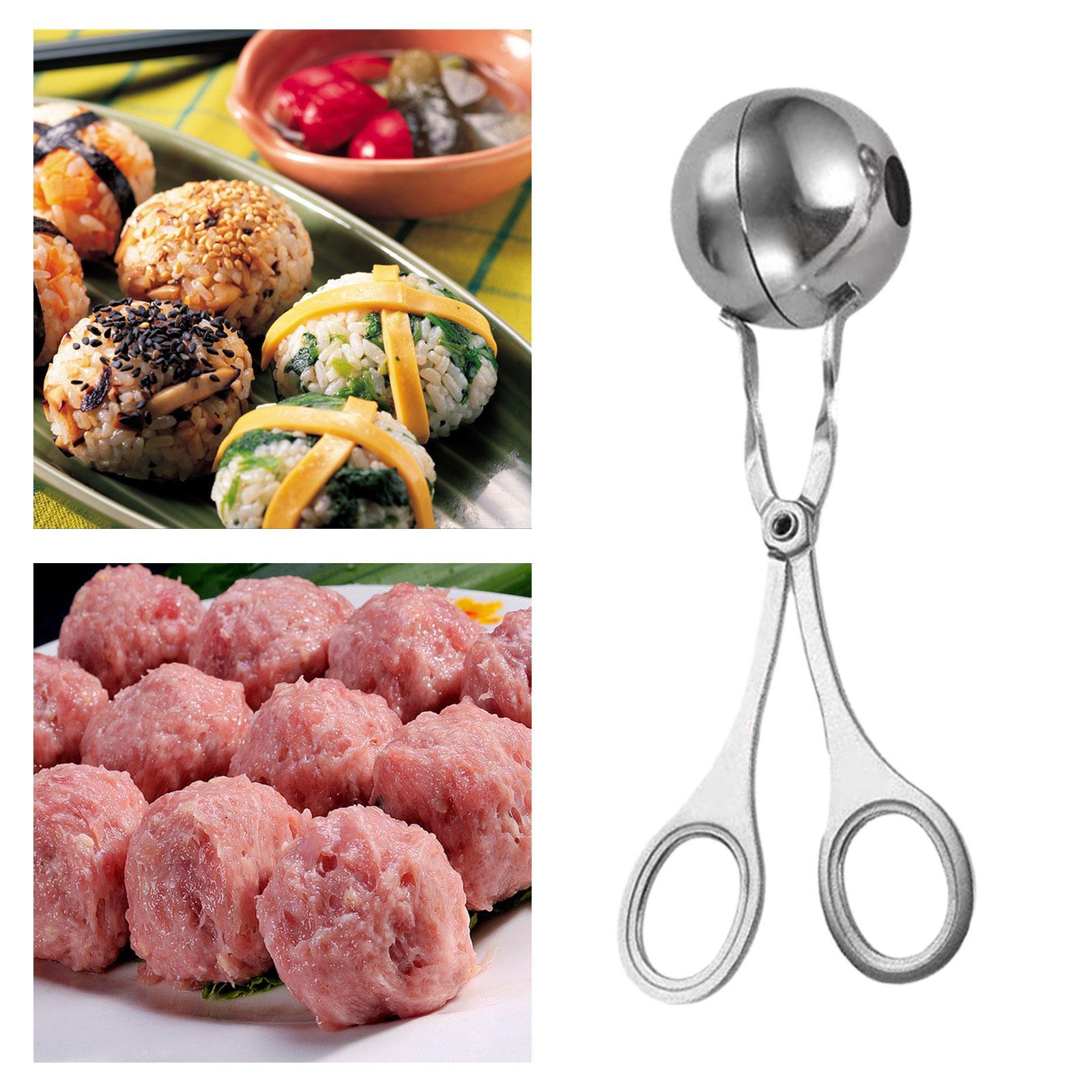 Stainless Steel Meatball Maker Spoon Meat Tools for Cooking Hotel Restaurant