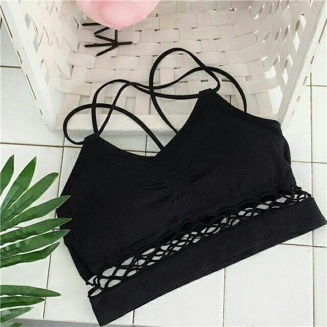 Áo bra gân dây, đơn 150k Free ship, hàng nội địa