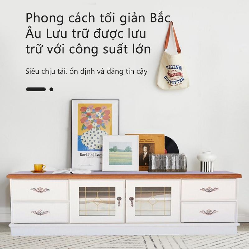 Kệ TV tủ tivi tủ TV gỗ cỡ nhỏ vừa hiện đại đơn giản trẻ trung Bắc Âu nội thất phòng khách tủ kệ giá đựng đồ