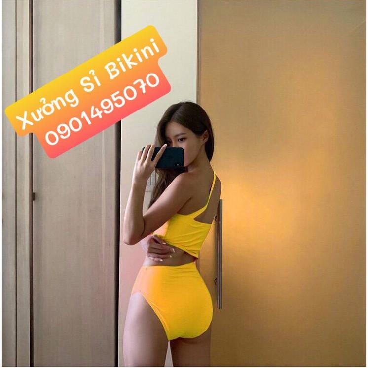 Bikini 1 mảnh chéo cổ sành điệu