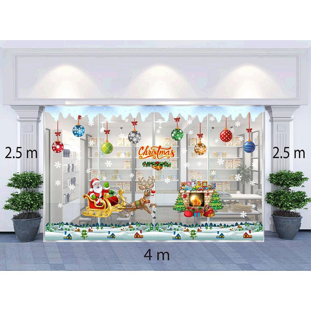 DECAL TRANG TRÍ NOEL 2021 COMBO SỐ 7