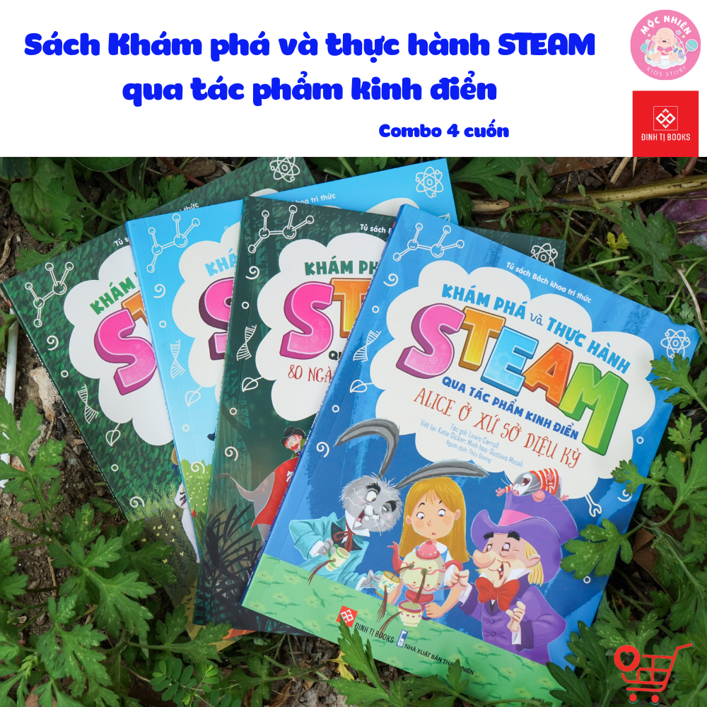 Sách - Khám phá và thực hành STEAM qua tác phẩm kinh điển - Lẻ cuốn 4 chủ đề - Đinh Tị Books