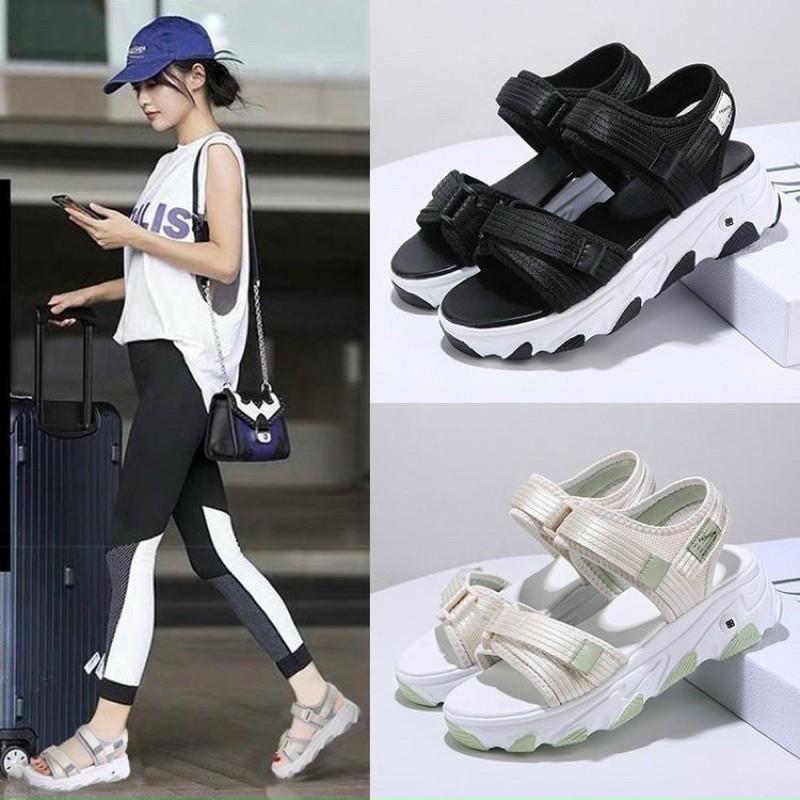 Dép Sandal Nữ Đế Cao Siêu Xinh – Giày Sandal Nữ Quai Hậu Cho Học Sinh Vừa Có Thể Đi Học, Vừa Có thể Đi Chơi