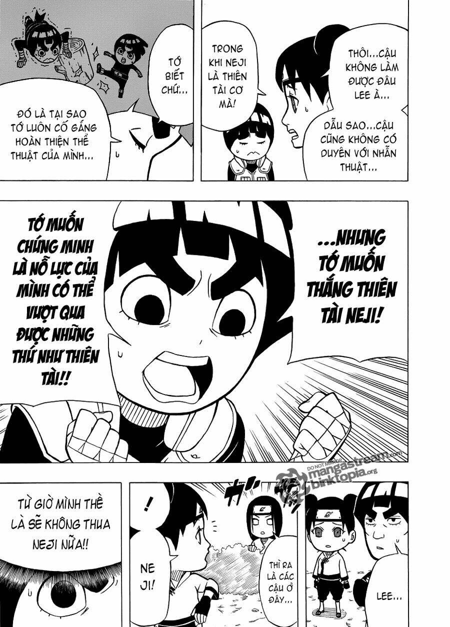 cửu vĩ hồ ly ngoại truyện rock lee chapter 3 9