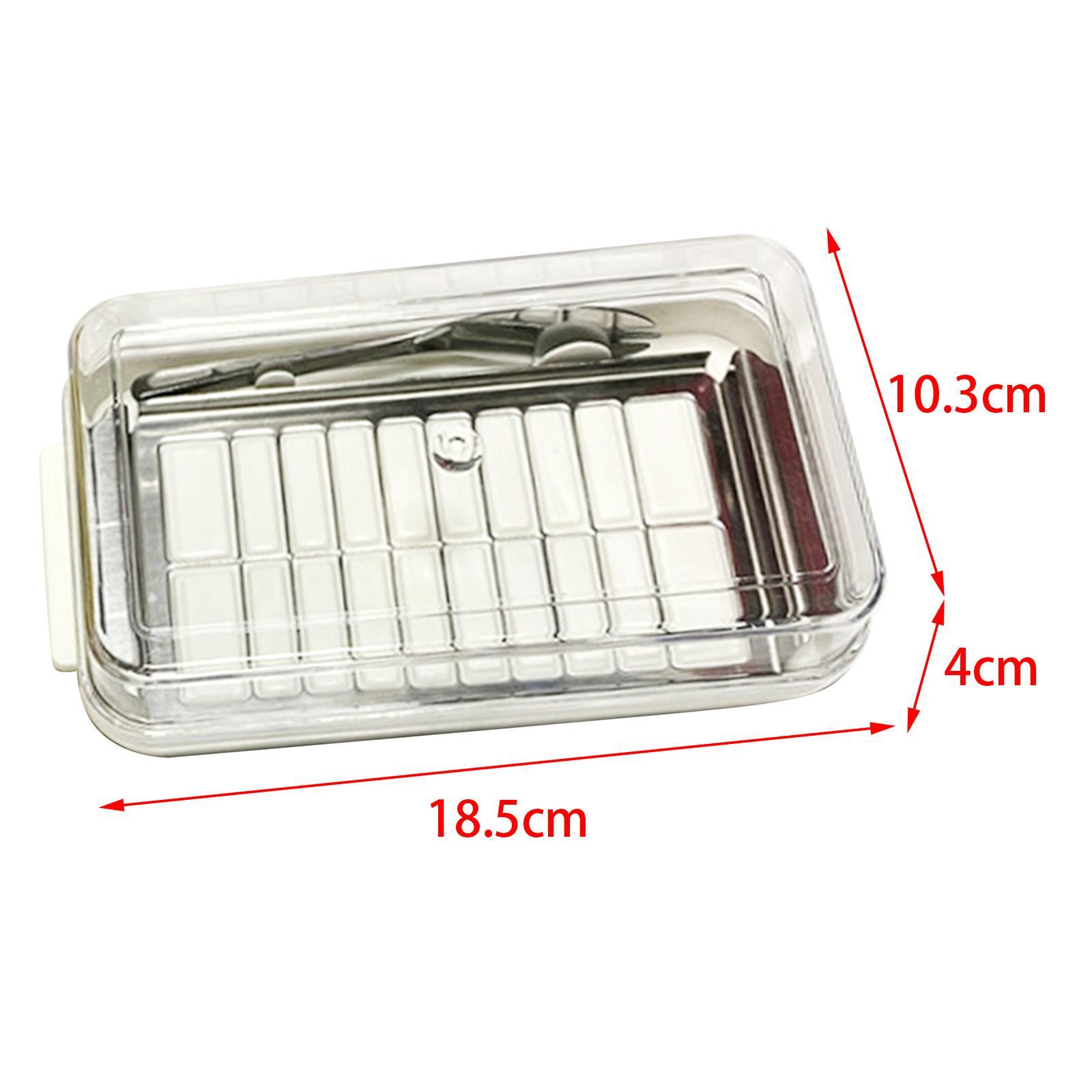 Butter  with Lid Butter Dish Container for Camping Home Countertop