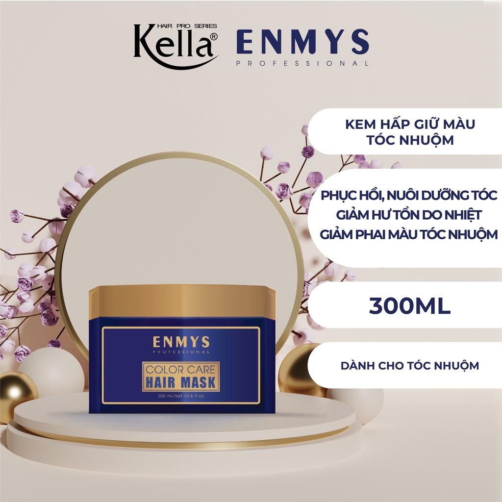 Kem hấp dầu dưỡng tóc giữ màu tóc nhuộm Enmys (Hũ 300ml)