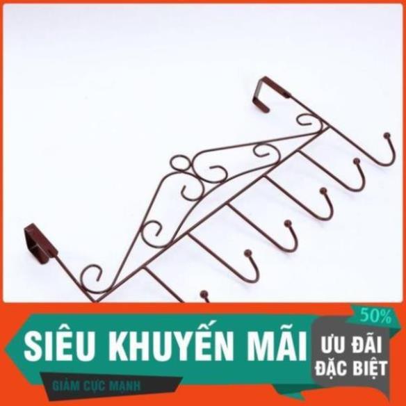 Móc Quần Áo Sau Cửa Tiện Lợi (loại 7 móc treo)