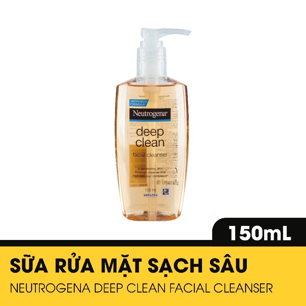 Sữa Rửa Mặt Neutrogena Làm Sạch Sâu 150ml