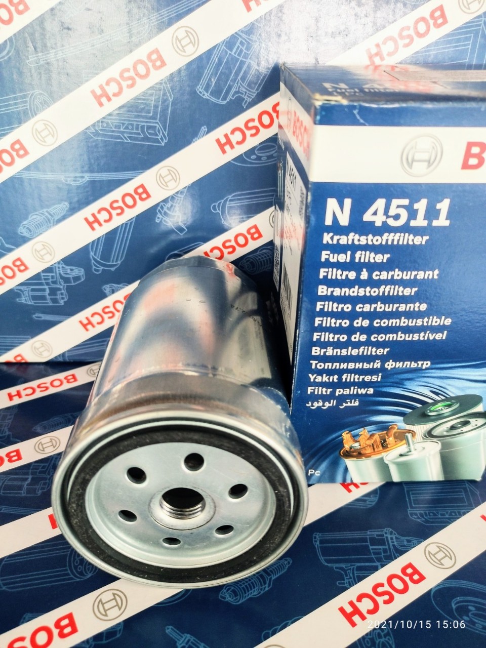 Lọc Nhiên Liệu Hyundai Solati, Grand Starex Máy dầu/Diesel - Bosch N4511